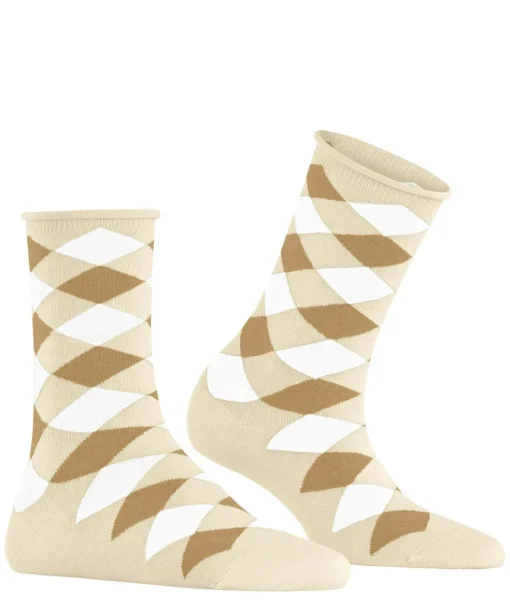 Burlington Sandy damessokken, beige (cream)