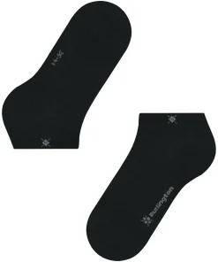 Burlington Soho Vibes dames sneakersokken, zwart (black)