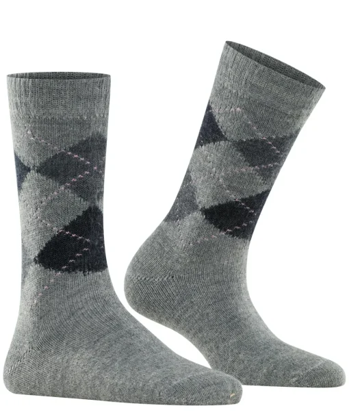Burlington Whitby damessokken, grijs (grau)