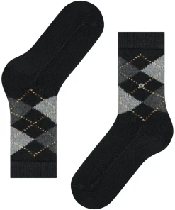 Burlington Whitby damessokken, zwart (black)