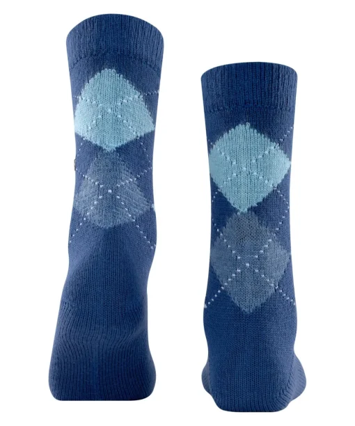 Burlington Whitby damessokken, blauw (royal blue)