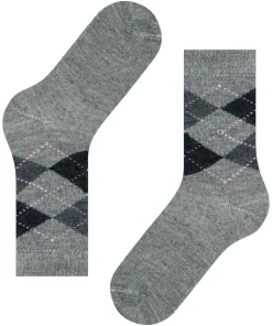 Burlington Whitby damessokken, grijs (grau)