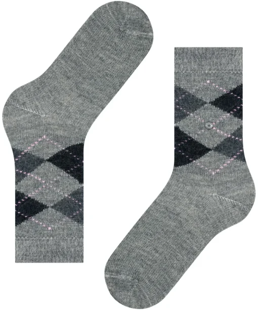 Burlington Whitby damessokken, grijs (grau)