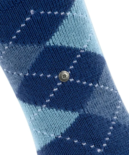Burlington Whitby damessokken, blauw (royal blue)