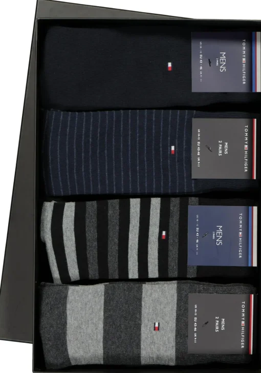 Cadeaubox: 8 paar Tommy Hilfiger sokken