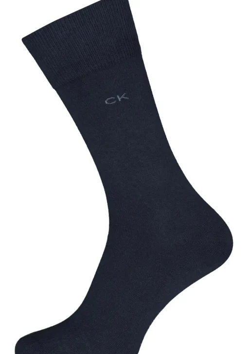 Cadeaubox Calvin Basic Box; 8 paar Calvin Klein sokken zwart, blauw, bruin en grijs
