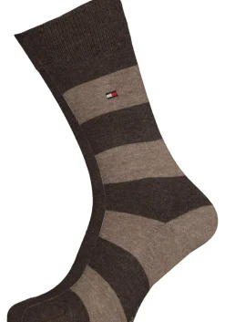 Cadeaubox Tommy Brown Box: 8 paar Tommy Hilfiger sokken bruin