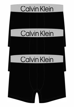 Calvin Klein Boxer Briefs (3-pack), heren boxers extra lang, zwart