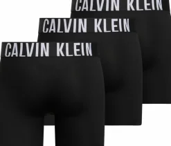 Calvin Klein Boxer Briefs (3-pack), heren boxers extra lang, zwart