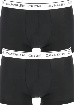 Calvin Klein CK ONE Cotton trunk (2-pack), heren boxer normale lengte, zwart