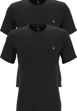 Calvin Klein CK ONE cotton crew neck T-shirts (2-pack), heren T-shirts O-hals, zwart