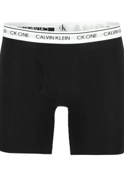 Calvin Klein CK ONE Cotton boxer brief (2-pack), heren boxer lang met gulp, zwart