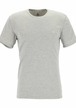 Calvin Klein CK ONE cotton crew neck T-shirts (2-pack), heren T-shirts O-hals, zwart en grijs melange