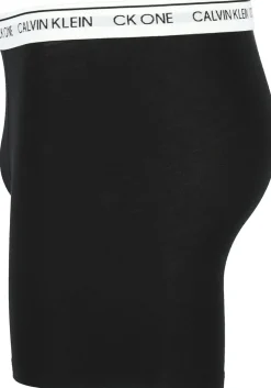 Calvin Klein CK ONE Cotton boxer brief (2-pack), heren boxer lang met gulp, zwart