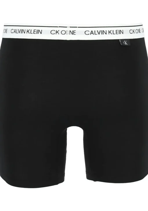 Calvin Klein CK ONE Cotton boxer brief (2-pack), heren boxer lang met gulp, zwart