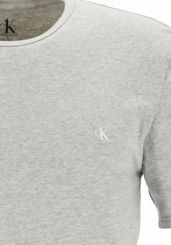 Calvin Klein CK ONE cotton crew neck T-shirts (2-pack), heren T-shirts O-hals, zwart en grijs melange