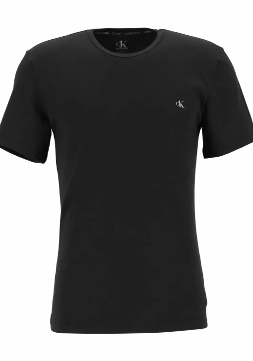 Calvin Klein CK ONE cotton crew neck T-shirts (2-pack), heren T-shirts O-hals, zwart en grijs melange