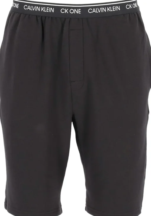 Calvin Klein CK ONE Lounge short, heren lounge joggingbroek kort, middeldik, zwart