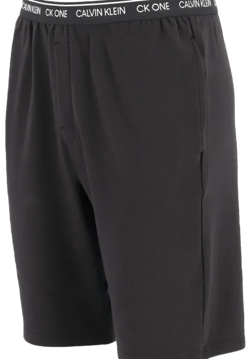 Calvin Klein CK ONE Lounge short, heren lounge joggingbroek kort, middeldik, zwart