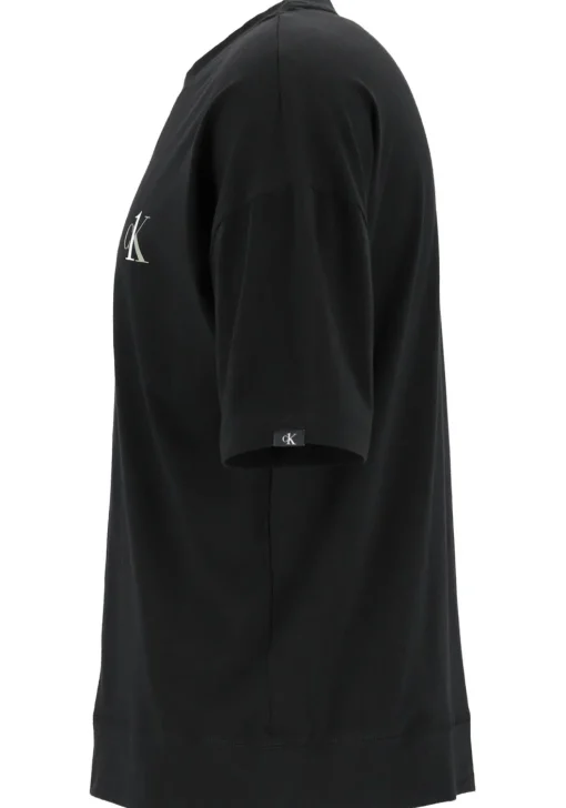 Calvin Klein CK ONE lounge T-shirt, heren lounge T-shirt O-hals, zwart
