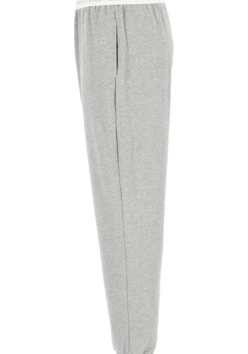 Calvin Klein CK ONE Lounge jogger, heren lounge joggingbroek lang, middeldik, grijs melange