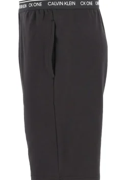 Calvin Klein CK ONE Lounge short, heren lounge joggingbroek kort, middeldik, zwart