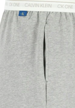 Calvin Klein CK ONE Lounge jogger, heren lounge joggingbroek lang, middeldik, grijs melange
