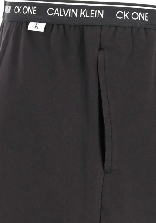 Calvin Klein CK ONE Lounge short, heren lounge joggingbroek kort, middeldik, zwart