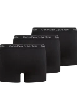 Calvin Klein Cotton Classics Trunks (3-pack), heren boxers normale lengte, zwart