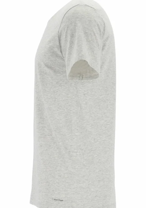 Calvin Klein Cotton Classics crew neck T-shirt (3-pack), heren T-shirts O-hals, zwart, wit en grijs