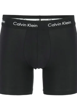 Calvin Klein Cotton Stretch boxer brief (3-pack), heren boxers extra lang, zwart, blauw en kobalt