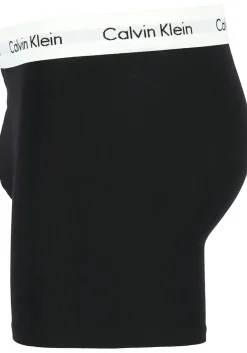 Calvin Klein Cotton Stretch boxer brief (3-pack), heren boxers extra lang, zwart, wit en grijs