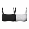 Calvin Klein dames 1996 unlined bralette (2-pack), bralette, multicolor