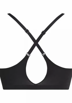Calvin Klein dames Bonded Flex lightly lined bralette, bralette, zwart
