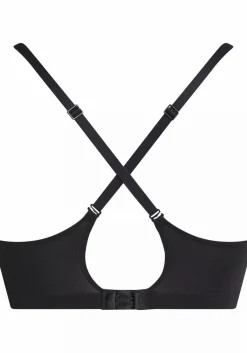 Calvin Klein dames Bonded Flex unlined balconette bra, beugelloze BH, zwart