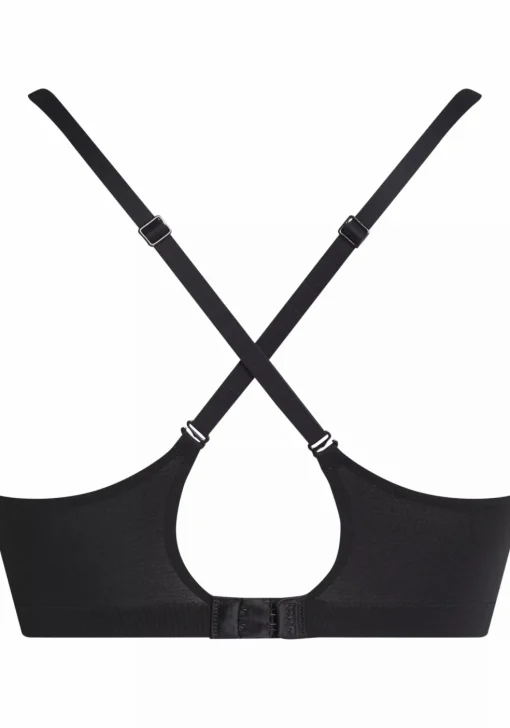 Calvin Klein dames Bonded Flex unlined balconette bra, beugelloze BH, zwart