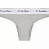 Calvin Klein dames Brazilian (1-pack), Brazilian slip, grijs