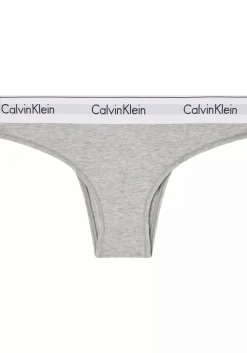 Calvin Klein dames Brazilian (1-pack), Brazilian slip, grijs