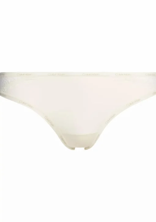 Calvin Klein dames Brazilian (1-pack), Brazilian slip, wit