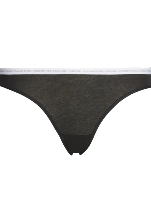 Calvin Klein dames CK ONE Cotton slips (2-pack), zwart