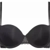 Calvin Klein dames Flirty lightly lined balconette bra, beugel BH, zwart
