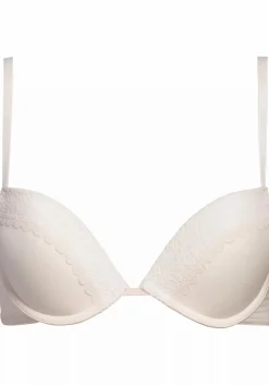 Calvin Klein dames Flirty push up plunge bra, beugel BH, roze