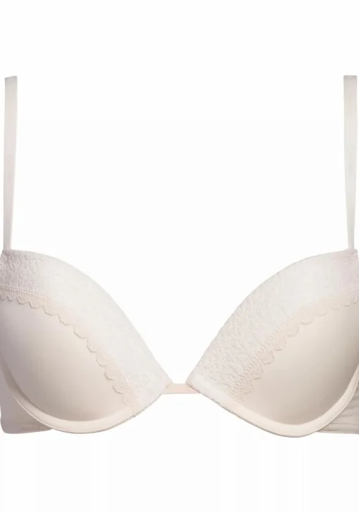 Calvin Klein dames Flirty push up plunge bra, beugel BH, roze