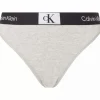 Calvin Klein dames high waist Brazilian (1-pack), Brazilian slip met hoge taille, grijs