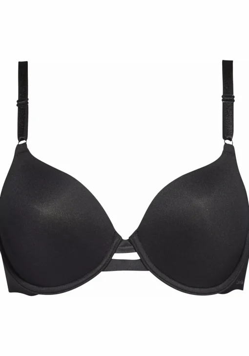 Calvin Klein dames Invisible T-shirt bra, beugel BH, zwart