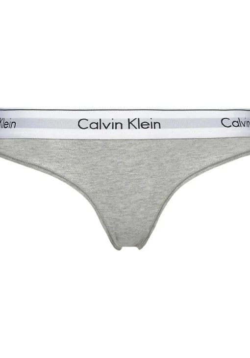 Calvin Klein dames Modern Cotton slip, grijs