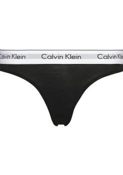 Calvin Klein dames Modern Cotton string, zwart
