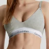 Calvin Klein dames Modern Cotton maternity bra, zwangerschaps BH, grijs