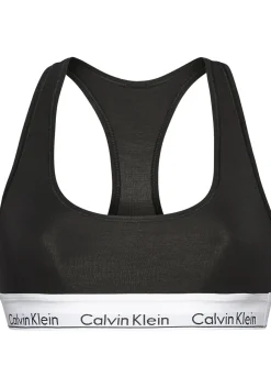 Calvin Klein dames Modern Cotton bralette top, ongevoerd, zwart