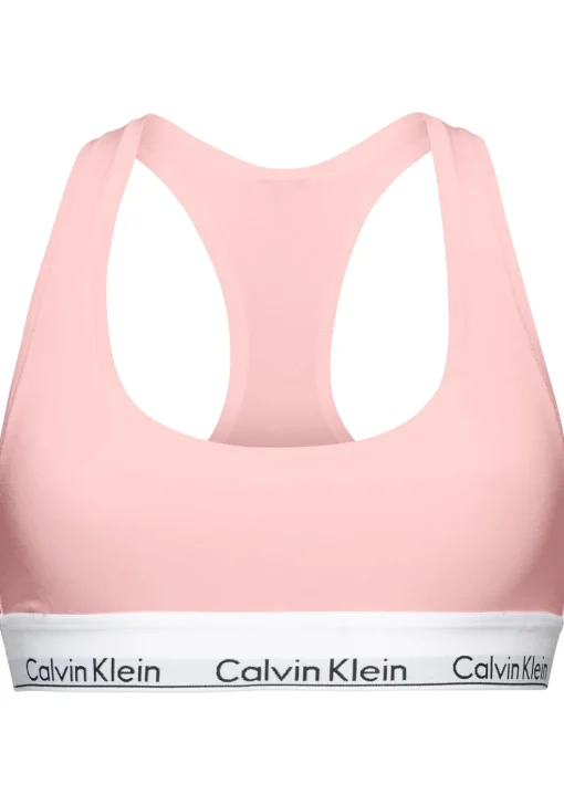 Calvin Klein dames Modern Cotton bralette top, ongevoerd, licht roze